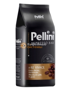 Кофе Pellini 82 Vivace 1 КГ.